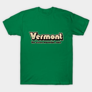 TV Font Vermont T-Shirt